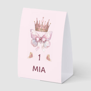 Plaque De Table Cartes de numéros de table Couronne de Princesse e