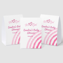C'EST UNE FÊTE DE BABY SHOWER FILLE ARC-EN-CIEL PA