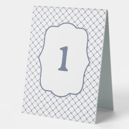 Plaque De Table Chiffre de table de pêche à double face en acier b