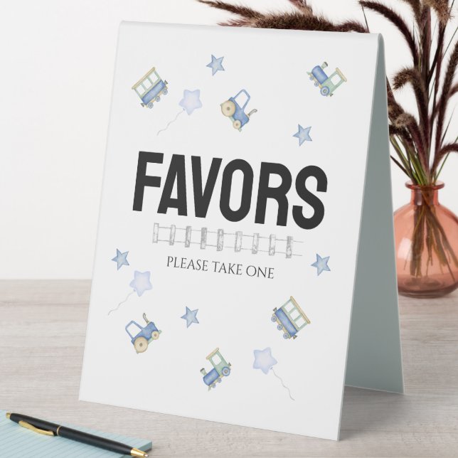 Plaque De Table Chugga Chugga Deux | Panneau Faveurs Tabletop (En SItu (Tableau))