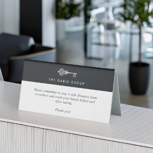 Plaque De Table Clé vintage Salle de petit-déjeuner Sécurité des