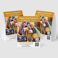 Code QR de l'offre de réduction pour séance photo