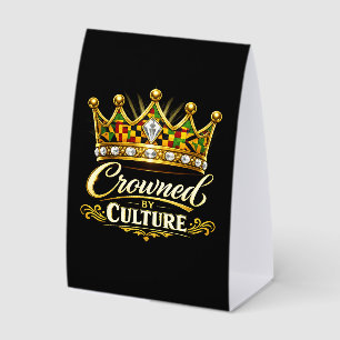 Plaque De Table Couronné par la culture