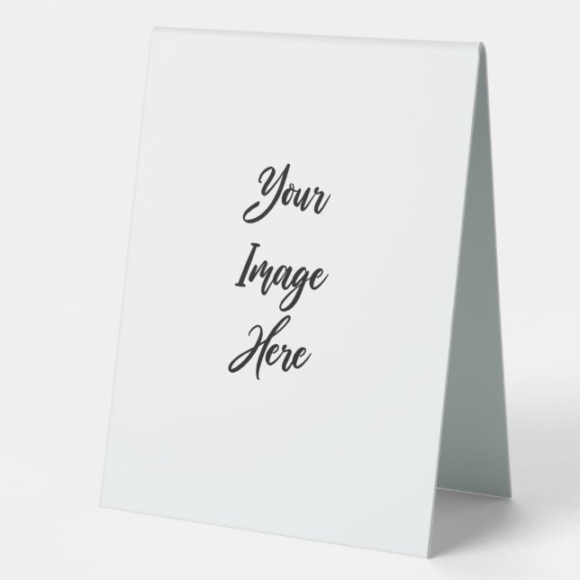 Plaque De Table Créez Votre Propre (Recto)