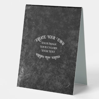 Plaque De Table Créez votre propre conception personnalisée