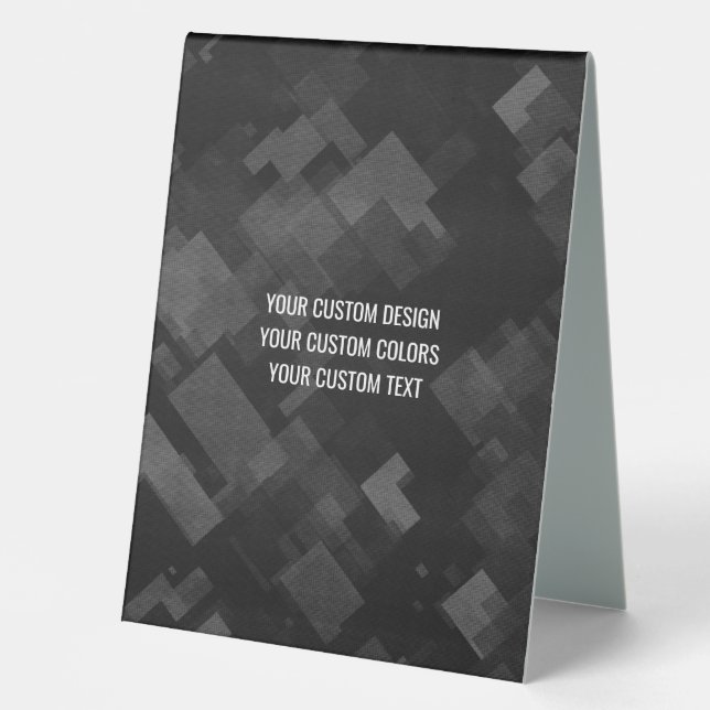 Plaque De Table Créez votre propre personnalisation (Recto)