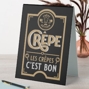 Plaque De Table Crepes françaises