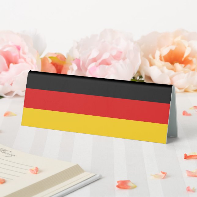 Plaque De Table Drapeau allemand (In SItu (Mariage))