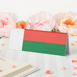 Plaque De Table Drapeau de Madagascar