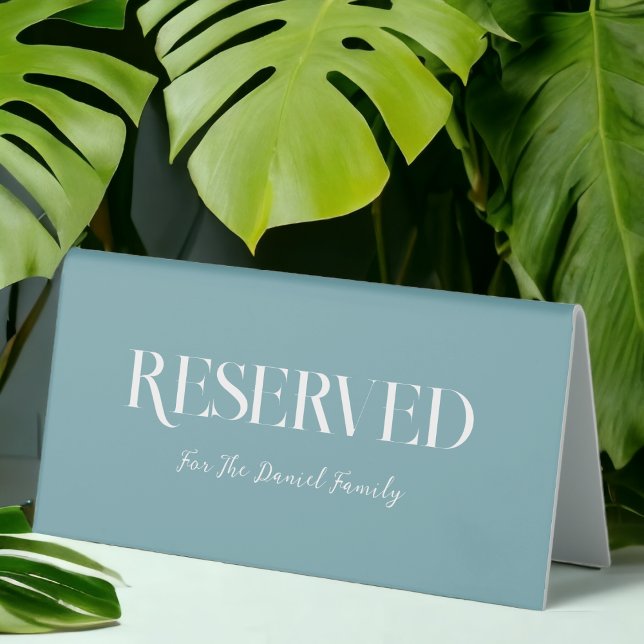 Plaque De Table Dusty Blue (Créateur téléchargé)