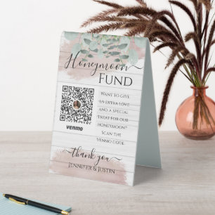 Plaque De Table Dusty Rose Mariage couleurs Réception Venmo Code