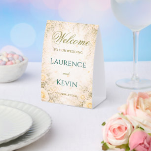 Plaque De Table Elegant Botanical Wedding 