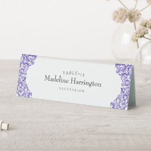 Plaque De Table Élégante carte Mariage violet