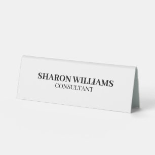 Plaque De Table Élégante table minimaliste professionnelle noire b