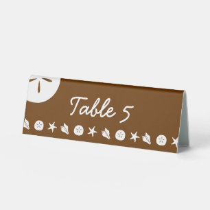 Plaque De Table Enseigne de table tente Été Coquillages au Chocola