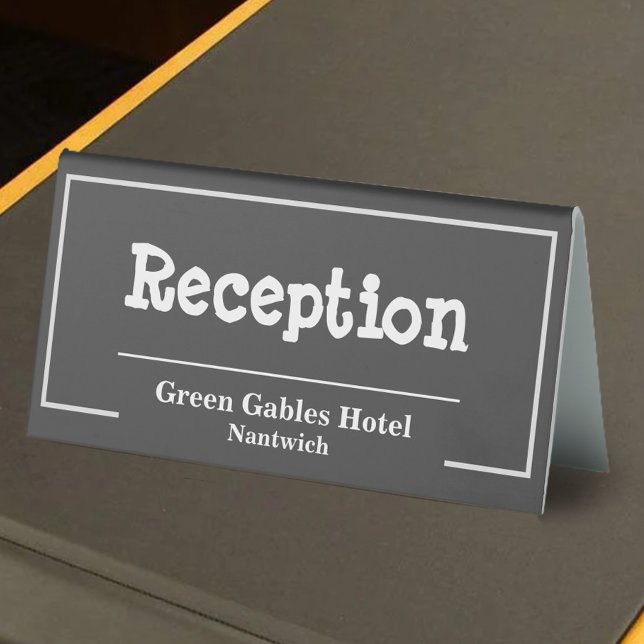 Plaque De Table Espace Réception Réception Dessus (Créateur téléchargé)