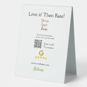 Plaque De Table Google évaluez-nous avis commande achat entreprise