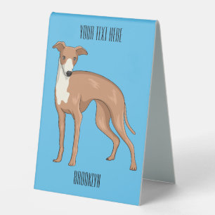 Plaque De Table Greyhound dog