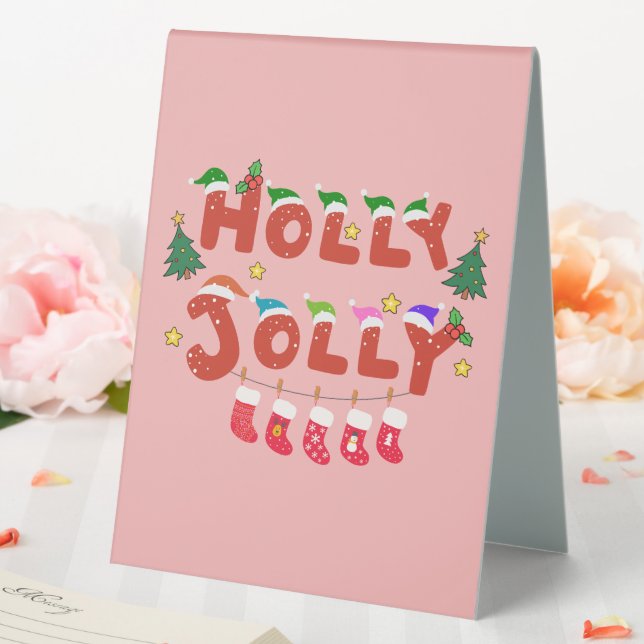 Plaque De Table Holly Jolly (In SItu (Mariage))