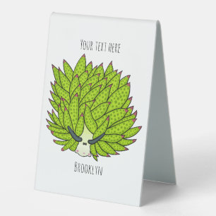 Plaque De Table Illustration de la feuille de limon