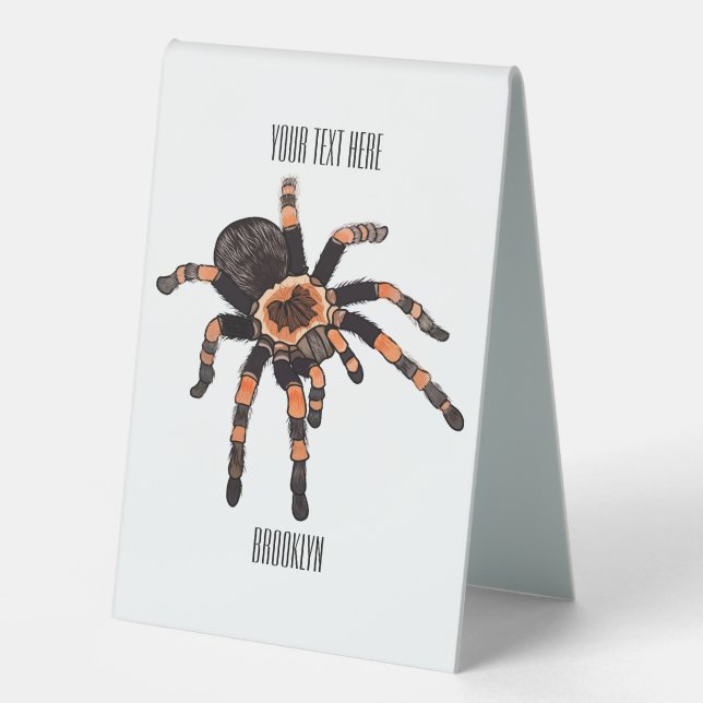 Plaque De Table Illustration de Tarantula (Recto)