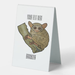 Plaque De Table Illustration de Tarsier