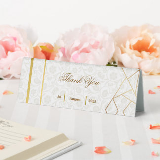 Plaque De Table Invitation pliée