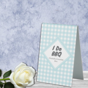 Plaque De Table Je fais du barbecue