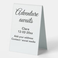 L'aventure commence ajouter nom date année lieu