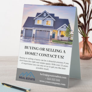 Plaque De Table Liste des agents immobiliers modernes