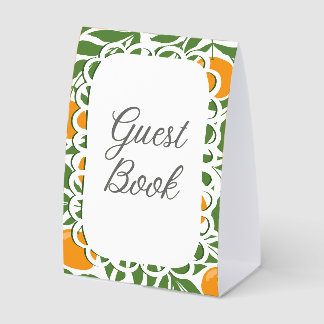 Plaque De Table Little Cutie Baby Shower Guest Book