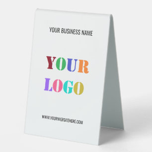 Plaque De Table Logo de l'entreprise personnalisée et promotion du