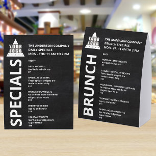 Plaque De Table Logo Tableau Noir 5x7 Promotion Liste à une colonn