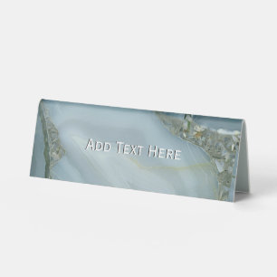 Plaque De Table Marbre Gris Bleu avec Veine d'Or