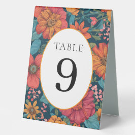 Plaque De Table Mariage romantique rose vintage