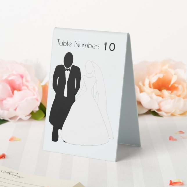 Plaque De Table Mariage Table Tente Signale Mariée Salle (In SItu (Mariage))