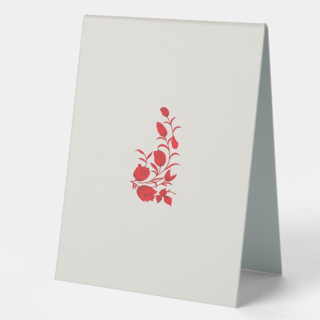 Plaque De Table Meilleur Panneau de Présentoir de Table (Recto)