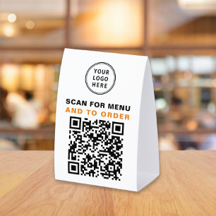 Plaque De Table Menu et commande par code QR