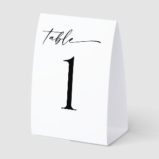 Plaque De Table Minimalist Modern Table Number