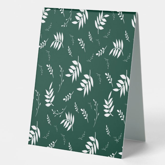 Plaque De Table motif feuille (Recto)