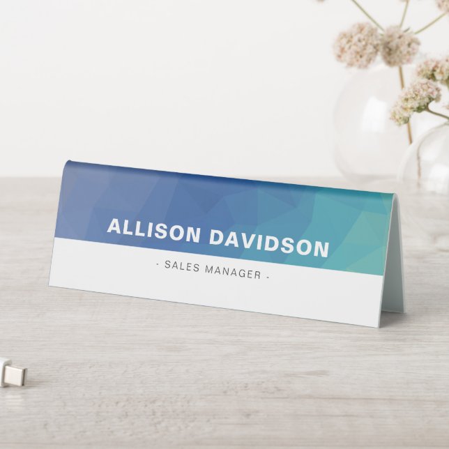 Plaque De Table Nom de l'employé de la marine moderne (En SItu (Tableau))