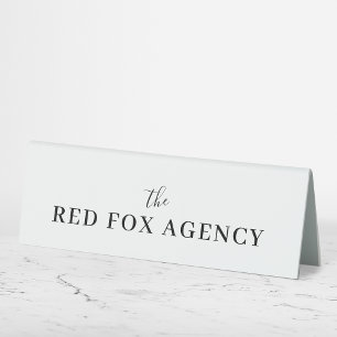 Plaque De Table Nom de l'entreprise   Marque d'entreprise