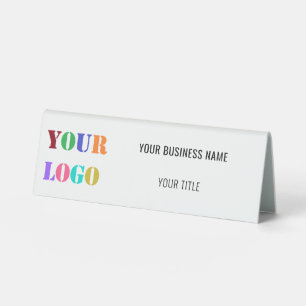 Plaque De Table Nom du logo Promotion Table d'affaires Tente
