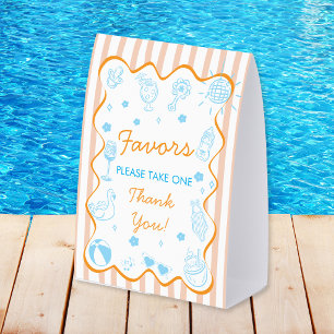 Plaque De Table Pancarte de table pour cadeaux de baby shower Ence