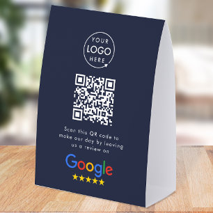 Plaque De Table Panneau de table Google Reviews   Présentoir de co