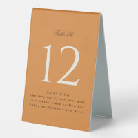 Panneau de tente Chic Orange Event Table
