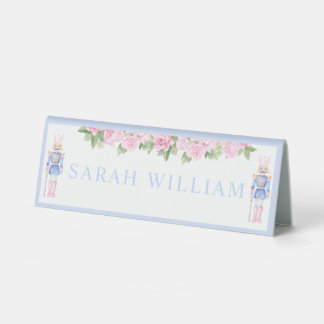 Plaque De Table Panneau de tente Pastel Nutcracker, 6" X 2"