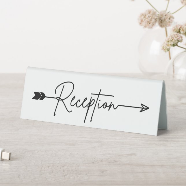 Plaque De Table Panneau Tente de la table de direction de réceptio (En SItu (Tableau))