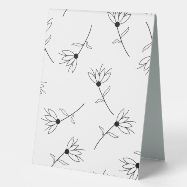 Plaque De Table Panneau Tente de table (Recto)