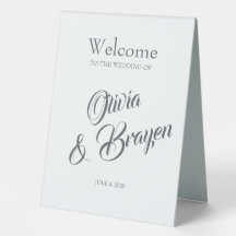 Panneau Tente de table personnalisée - Affichage d